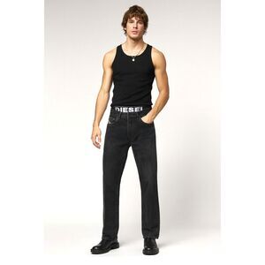 Diesel Industry Black 100% Cotton Straight Leg Jeans Pants    Mens Size 36